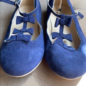 Janie and jack girls navy flats